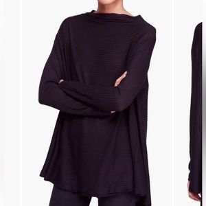 FREE PEOPLE - Lover Rib Split Back Pullover - XS